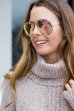 Aviator Sunglasses – Pink - B Social Boutique