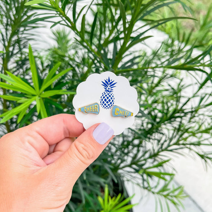Cheer Enamel Stud Earrings