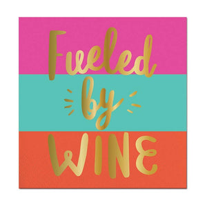 Fueled By Wine Napkin - 20ct