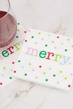 Merry Dot Cocktail Napkins (Pack of 20)
