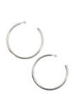 Sheila Fajl: Everybody's Favorite Hoops - Brushed Silver Plated