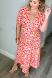Molly Bracken: Floral Pary Wrap Maxi Dress