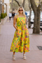 Karlie: Bright Tropical Maxi Dress